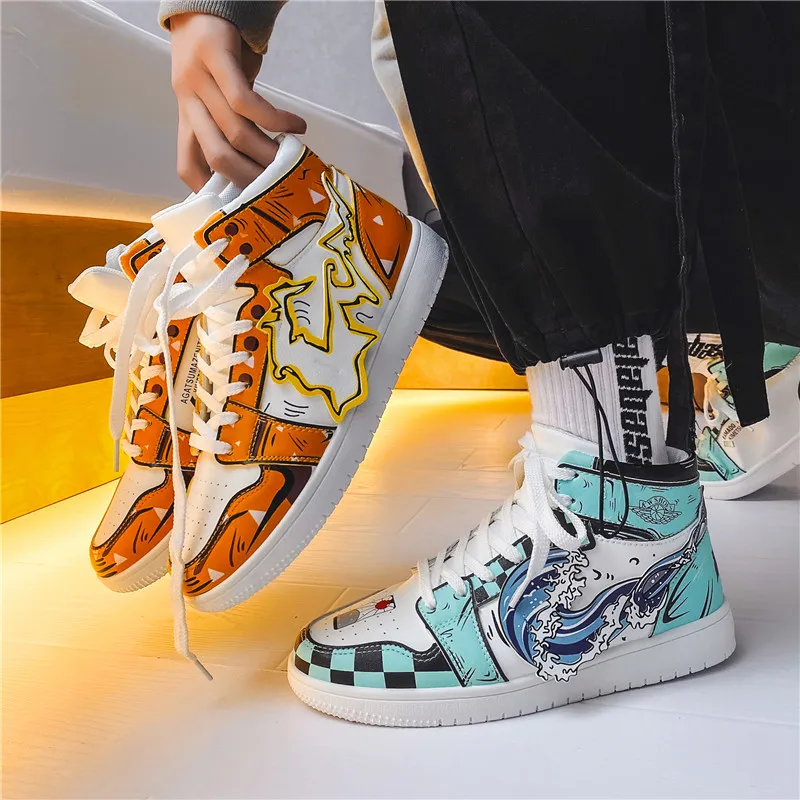 Vulcanized high-top sneakers men's fashion sneakers hip-hop casual men's shoes Zapatos Hombre 
Vulcanized high-top sneakers men's fashion sneakers hip-hop casual men's shoes Zapatos Hombre