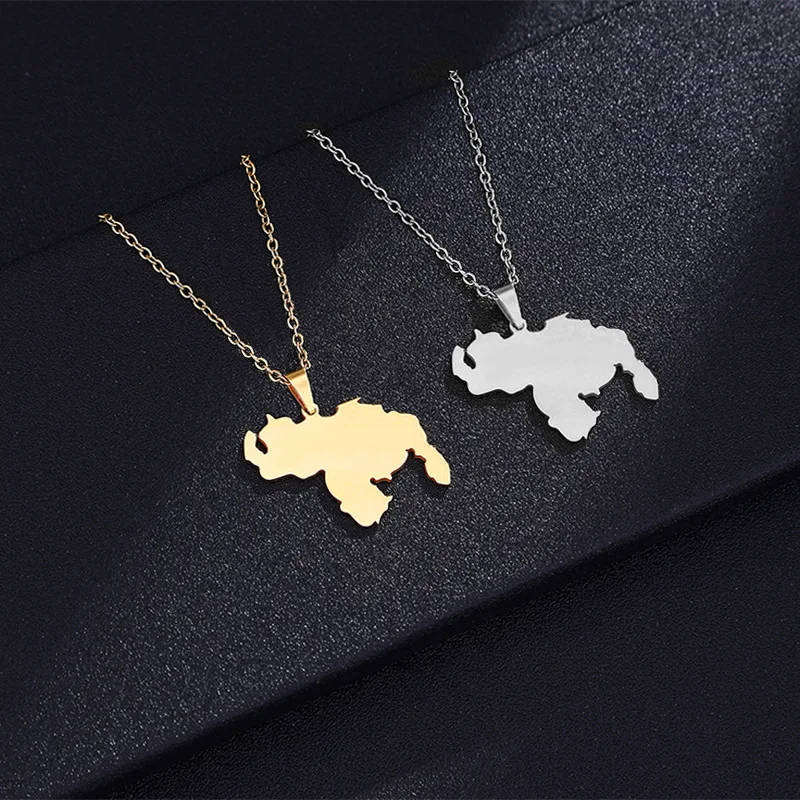 Venezuela Map Pendant Necklaces For Women Silver Color Gold Stainless Steel Necklace Jewelry Venezuelan Jewellery Family Gifts
Venezuela Map Pendant Necklaces For Women Silver Color Gold Stainless Steel Necklace Jewelry Venezuelan Jewellery Family Gifts