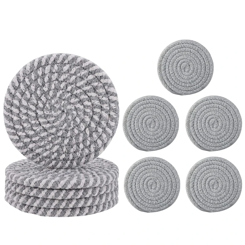 10 шт. хлопковые подставки, абсорбирующие подставки для напитков, Набор Натуральных экологически чистых подставок 
10 шт. хлопковые подставки, абсорбирующие подставки для напитков, Набор Натуральных экологически чистых подставок