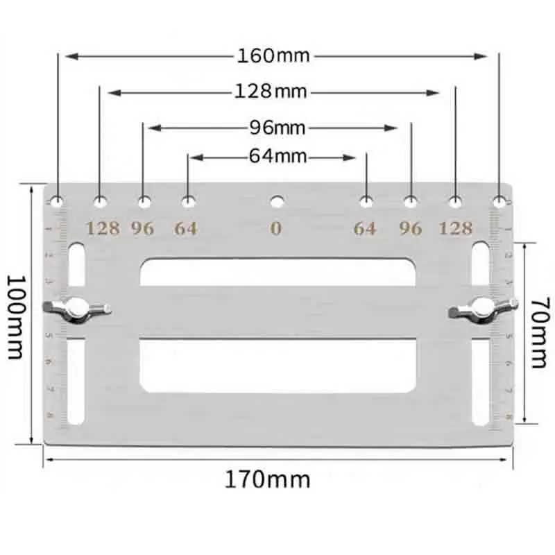 Hole Locator Handle Punching Locator Woodworking Wardrobe Door Cabinet Home Tools Installation Stainless Steel Handle Tool
Hole Locator Handle Punching Locator Woodworking Wardrobe Door Cabinet Home Tools Installation Stainless Steel Handle Tool
