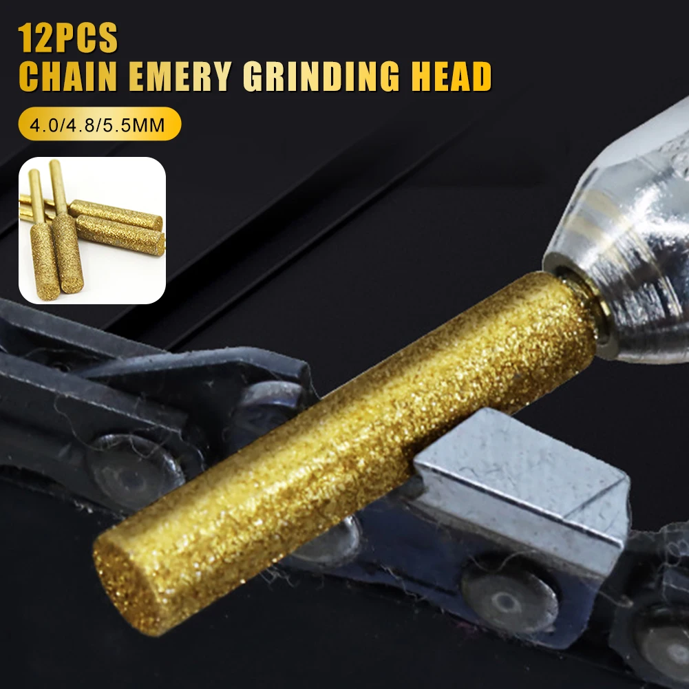 Gold Diamond Coated Cylindrical Burr 4/4.8/5.5mm Chainsaw Sharpener Stone File Chain Saw Sharpening Carving Grinding Tools
Gold Diamond Coated Cylindrical Burr 4/4.8/5.5mm Chainsaw Sharpener Stone File Chain Saw Sharpening Carving Grinding Tools