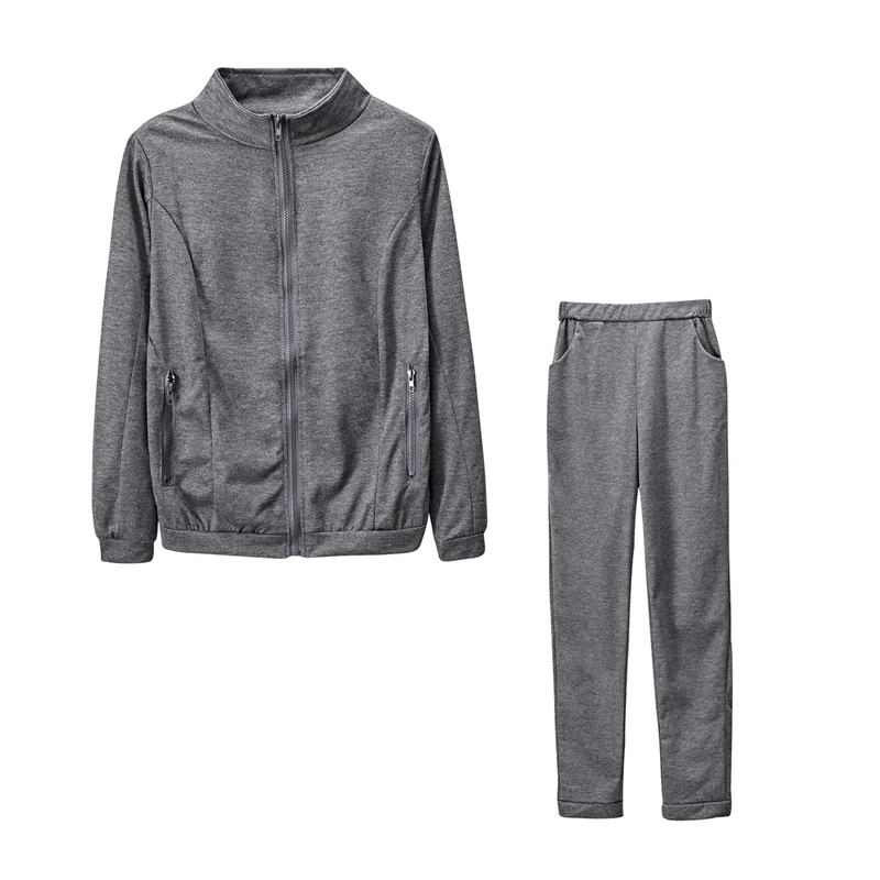 2 Pieces Set Women Spring Autumn Casual Tracksuit Turtleneck Zipper Outwear Jacket + Pants Set Sportwear Female chandal mujer
2 Pieces Set Women Spring Autumn Casual Tracksuit Turtleneck Zipper Outwear Jacket + Pants Set Sportwear Female chandal mujer