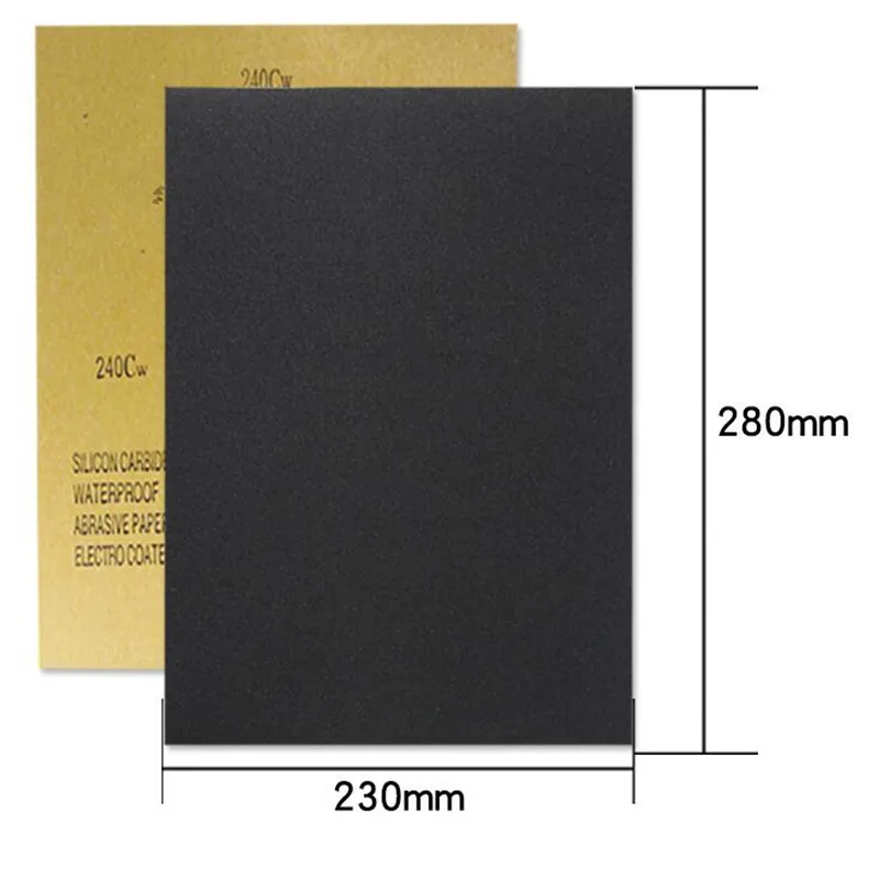 5pcs 80-2000 grit Wet Dry Sandpaper Sheet silicone carbide abrasive paper wood grinding Metal polish Surface Finishing remover
5pcs 80-2000 grit Wet Dry Sandpaper Sheet silicone carbide abrasive paper wood grinding Metal polish Surface Finishing remover