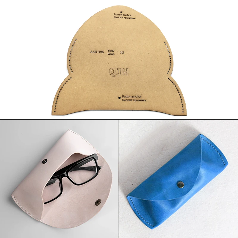 Leather Craft Personality Modern Fashion Glasses Case Unisex Glasses Bag Sewing Pattern DIY Kraft Paper Template 16*6.5cm
Leather Craft Personality Modern Fashion Glasses Case Unisex Glasses Bag Sewing Pattern DIY Kraft Paper Template 16*6.5cm