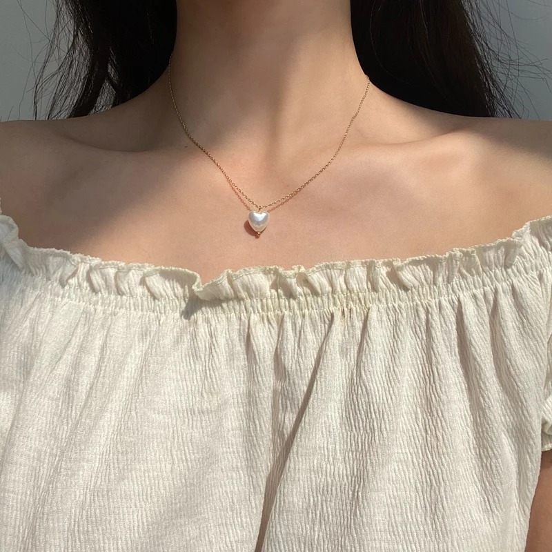 Trendy Jewelry Simulated Pearl Pendant Necklace Hot Selling Metal Golden Plating Thin Chain Necklace For Girl Women Party Gift
Trendy Jewelry Simulated Pearl Pendant Necklace Hot Selling Metal Golden Plating Thin Chain Necklace For Girl Women Party Gift