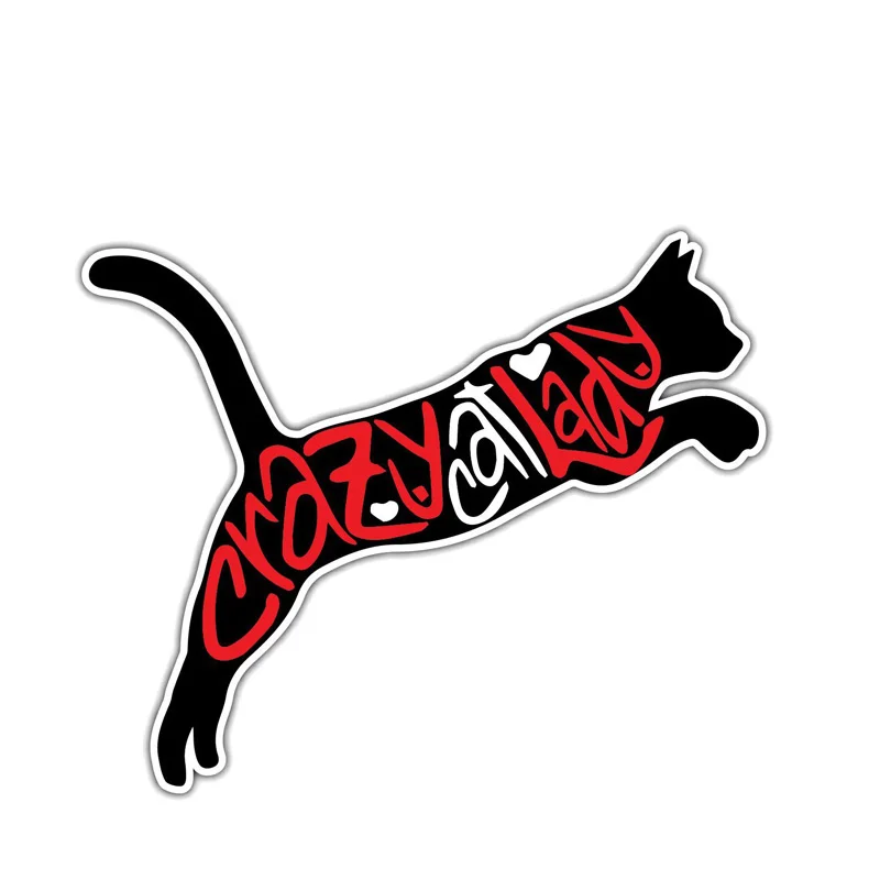 New Color Car Stickers Decals Crazy Cat Lady Pet Love High-quality Decals Bumper Bodywork Car Interior KK15*12cm
New Color Car Stickers Decals Crazy Cat Lady Pet Love High-quality Decals Bumper Bodywork Car Interior KK15*12cm