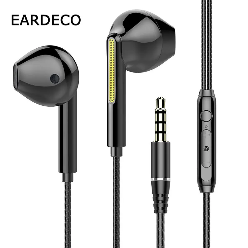 EARDECO Wired Mobile Headphones Bass In Ear Headphone with Mic Music Earphone Earbuds Stereo Sport Earphones Headset for Phone
EARDECO Wired Mobile Headphones Bass In Ear Headphone with Mic Music Earphone Earbuds Stereo Sport Earphones Headset for Phone