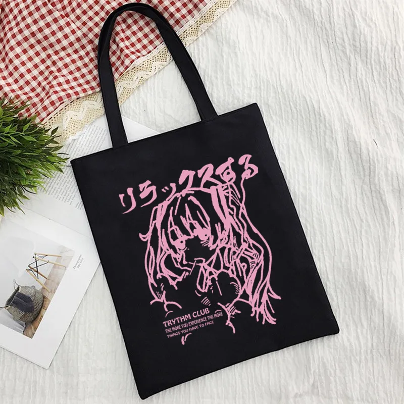 Sweet Punk Print Punk Canvas Bag Harajuku Shopper Large Capacity Women's Bag Korean Ins Shoulder Bag Handbag Gift Bag
Sweet Punk Print Punk Canvas Bag Harajuku Shopper Large Capacity Women's Bag Korean Ins Shoulder Bag Handbag Gift Bag