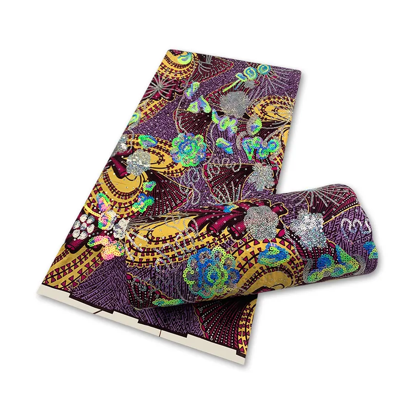 Luxury African sequin wax Fabric Ankata High Quality Multicolor Lace Embroidered Material For Wedding H211122
Luxury African sequin wax Fabric Ankata High Quality Multicolor Lace Embroidered Material For Wedding H211122