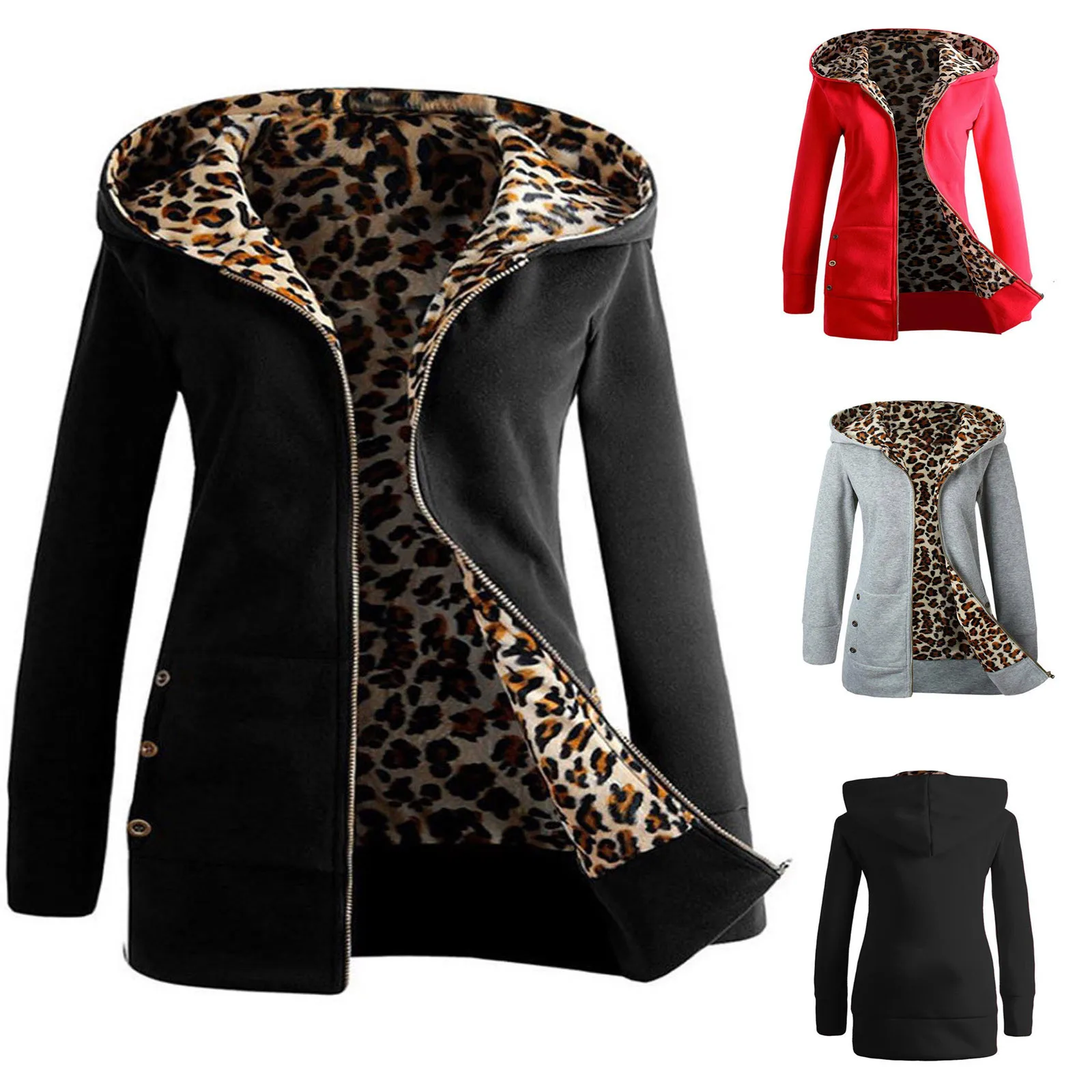 Women's Winter Jackets Warm Faux Coat Jacket Winter Leopard Long Sleeve Outerwear Куртка Женская Пальто Женское Пуховик Женский
Women's Winter Jackets Warm Faux Coat Jacket Winter Leopard Long Sleeve Outerwear Куртка Женская Пальто Женское Пуховик Женский