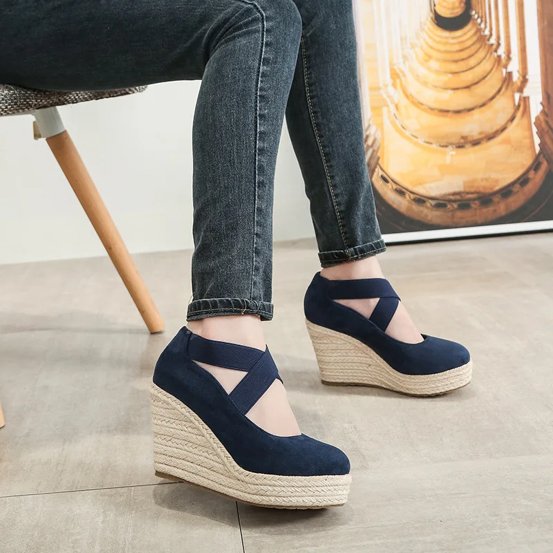Autumn Summer Women High Heels Ladies Wedges Shoes Brand Female Pumps Platform Woman Wedge Heel 10cm Chaussure Femme
Autumn Summer Women High Heels Ladies Wedges Shoes Brand Female Pumps Platform Woman Wedge Heel 10cm Chaussure Femme