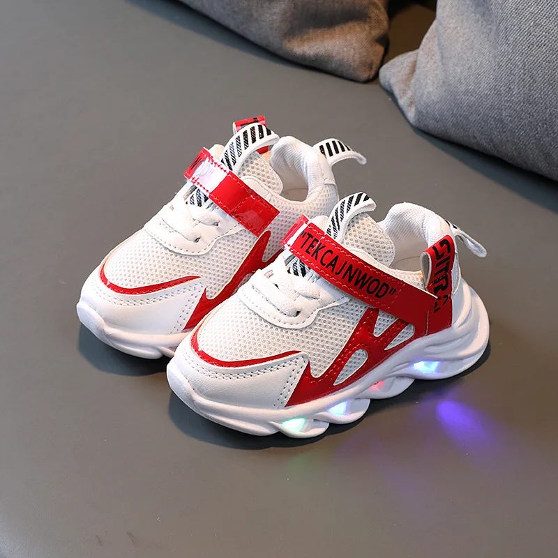 Size 21-30 New LED Children Glowing Shoes Baby Luminous Sneakers Boys Girls Lighting Running Shoes Kids Breathable Mesh Sneakers
Size 21-30 New LED Children Glowing Shoes Baby Luminous Sneakers Boys Girls Lighting Running Shoes Kids Breathable Mesh Sneakers