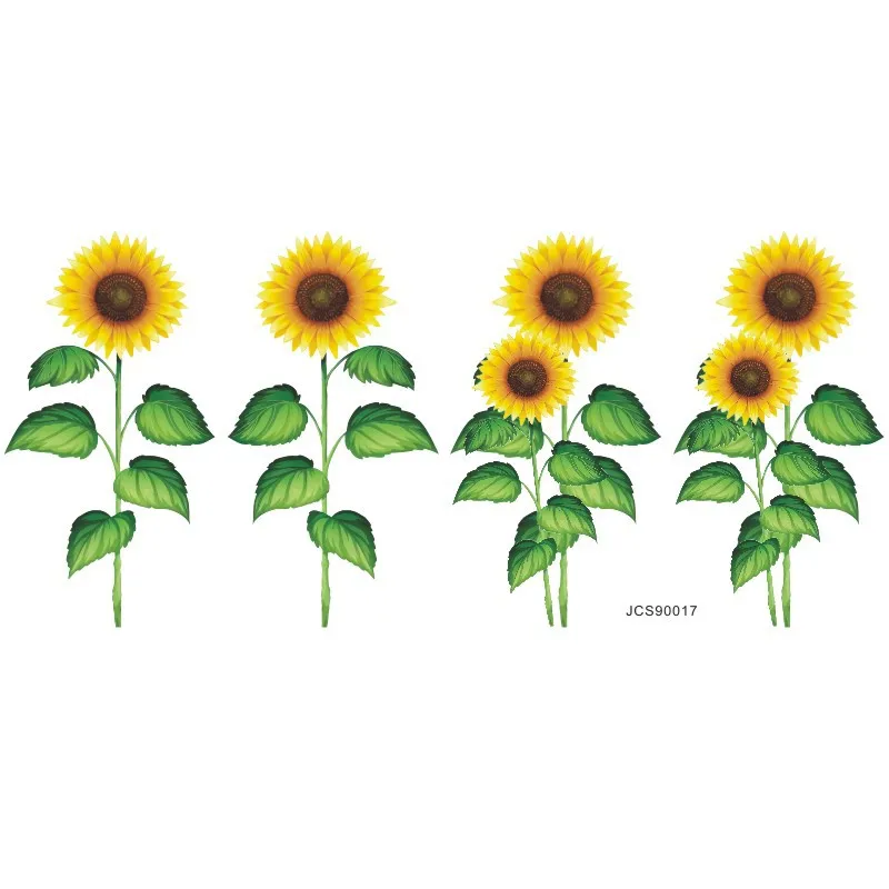 New Spring Gardening Plants Self-adhesive Paper Living Room Bedroom Creative Graffiti Sunflower PVC Wall Stickers
New Spring Gardening Plants Self-adhesive Paper Living Room Bedroom Creative Graffiti Sunflower PVC Wall Stickers