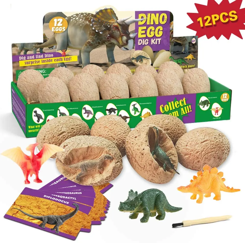 Dig Kit Dinosaur Eggs 12 Dinosaur Excavation Kits Toys Dinosaur Easter Party Archaeology Paleontology Educational Science Gift
Dig Kit Dinosaur Eggs 12 Dinosaur Excavation Kits Toys Dinosaur Easter Party Archaeology Paleontology Educational Science Gift