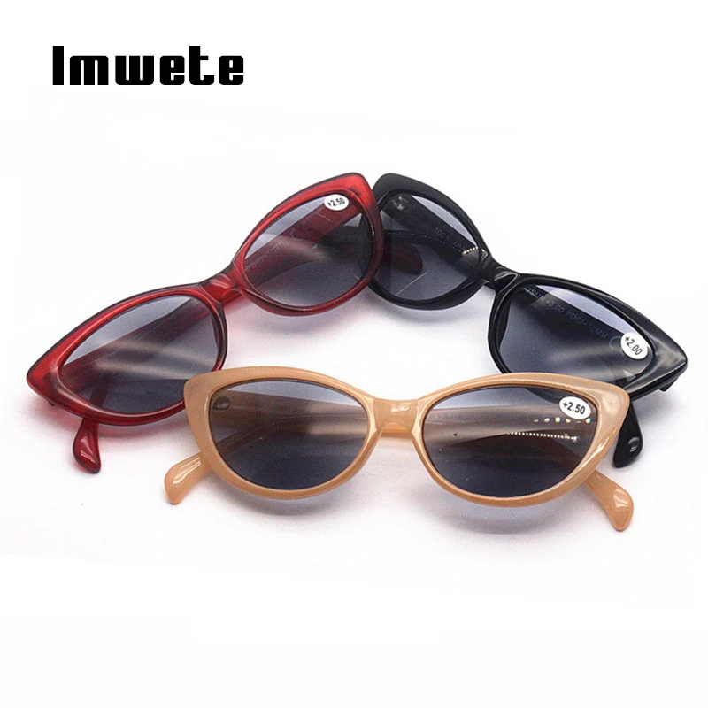 Imwete Cat Eye Reading Sunglasses Women Men Vintage Resin Lens Anti-fatigue presbyopia Eyeglasses Ladies Diopter +1.0 +2.0 +3.5
Imwete Cat Eye Reading Sunglasses Women Men Vintage Resin Lens Anti-fatigue presbyopia Eyeglasses Ladies Diopter +1.0 +2.0 +3.5