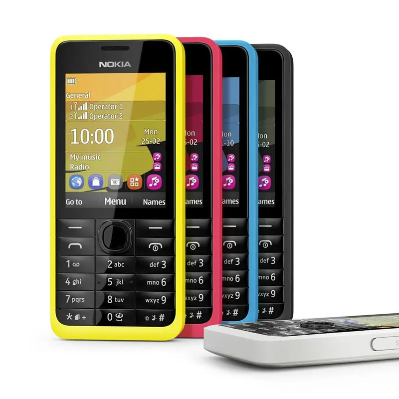 Original NOKIA 301 Mobile Phone Refurbished 3MP 2.4' Single Dual Sim Card Refurbished Cellphone Unlocked
Original NOKIA 301 Mobile Phone Refurbished 3MP 2.4' Single Dual Sim Card Refurbished Cellphone Unlocked