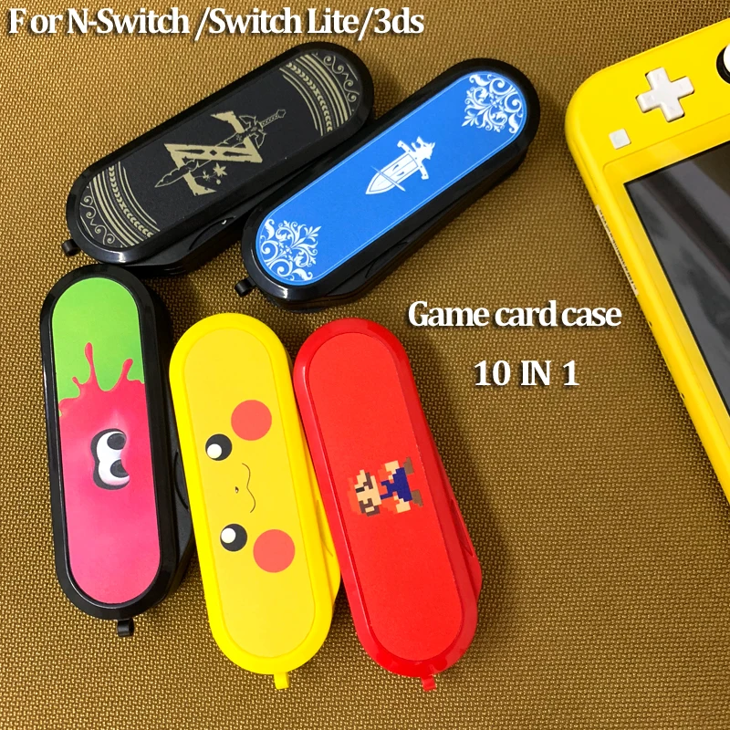 Чехол для Nintendo Switch Lite портативный тонкий защитный чехол 10 в 1 Жесткий хранения