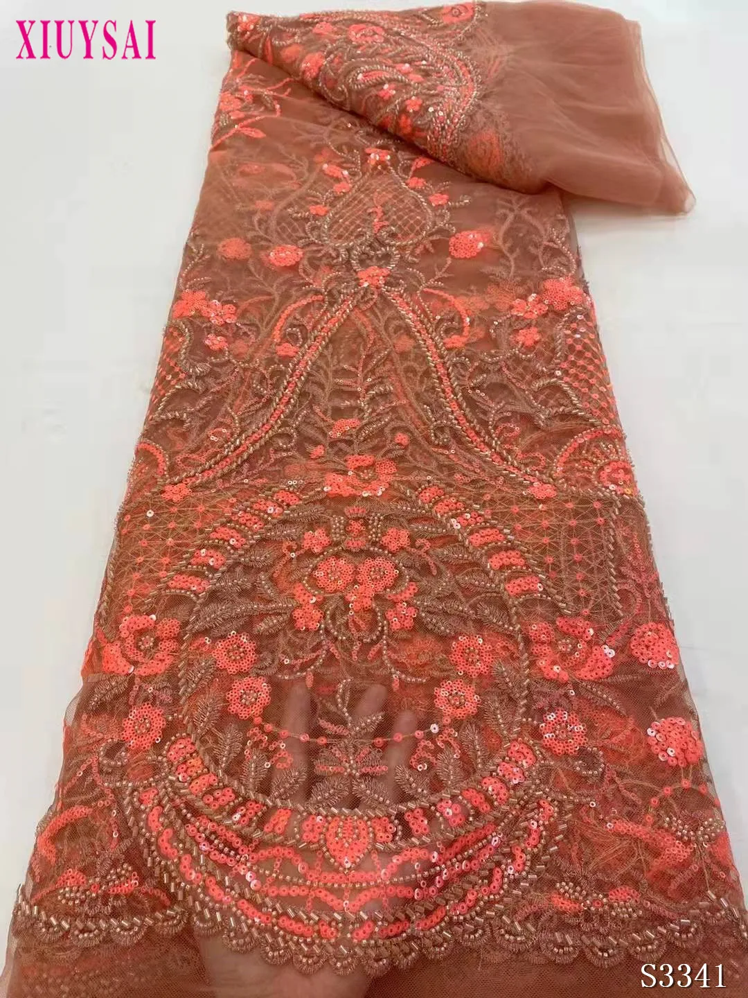 Latest Beaded Lace Fabric High Quality African Lace Fabric Handmade Beads Lace Fabric for Bridal Material French Net Lace
Latest Beaded Lace Fabric High Quality African Lace Fabric Handmade Beads Lace Fabric for Bridal Material French Net Lace