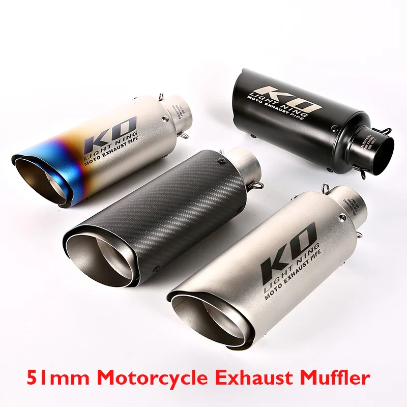 Universal 51mm Motorcycle Exhaust Muffler Escape Silencer Tips Pipe for ZX10R Z800 YZF R3 R25 R6 CB500X CBR300 CB300R
Universal 51mm Motorcycle Exhaust Muffler Escape Silencer Tips Pipe for ZX10R Z800 YZF R3 R25 R6 CB500X CBR300 CB300R