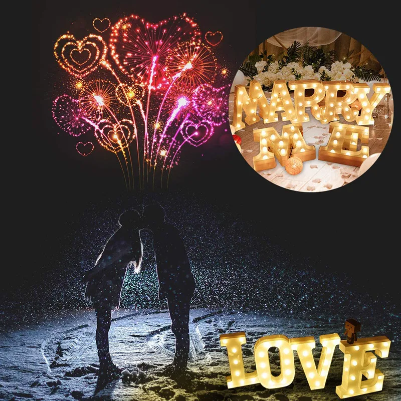 Luminous LED Letter Night Light English Alphabet Number Lamp for Wedding Party Christmas Home Valentine's Day Decorations
Luminous LED Letter Night Light English Alphabet Number Lamp for Wedding Party Christmas Home Valentine's Day Decorations