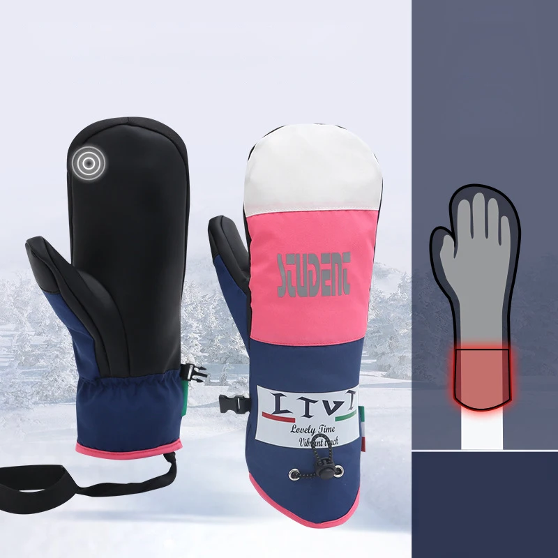New Men Women Winter Ski Gloves Windproof Waterproof Down Snowboarding Mittens Outdoor Touch Screen Non-slip Warm Skiing Gloves
New Men Women Winter Ski Gloves Windproof Waterproof Down Snowboarding Mittens Outdoor Touch Screen Non-slip Warm Skiing Gloves