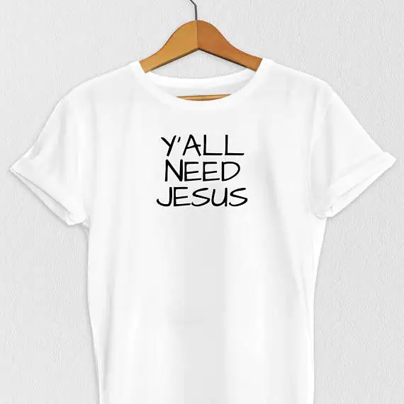 Y'all Need Jesus T Shirt - Christian T Shirt - Y'all Need Jesus Shirt - Funny T-Shirt - Funny Gift Modern Shir-D466
Y'all Need Jesus T Shirt - Christian T Shirt - Y'all Need Jesus Shirt - Funny T-Shirt - Funny Gift Modern Shir-D466