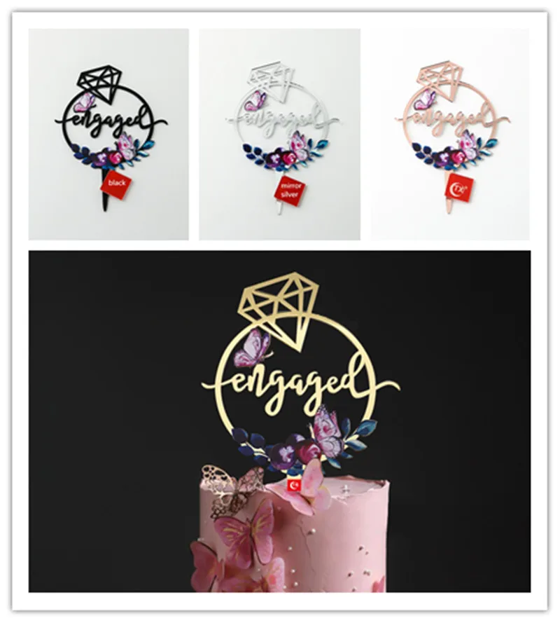 Mirror Gold " Engaged " Cake Topper for Engagement Party Decoration Cake Decorating Wedding Cake Topper
Mirror Gold " Engaged " Cake Topper for Engagement Party Decoration Cake Decorating Wedding Cake Topper