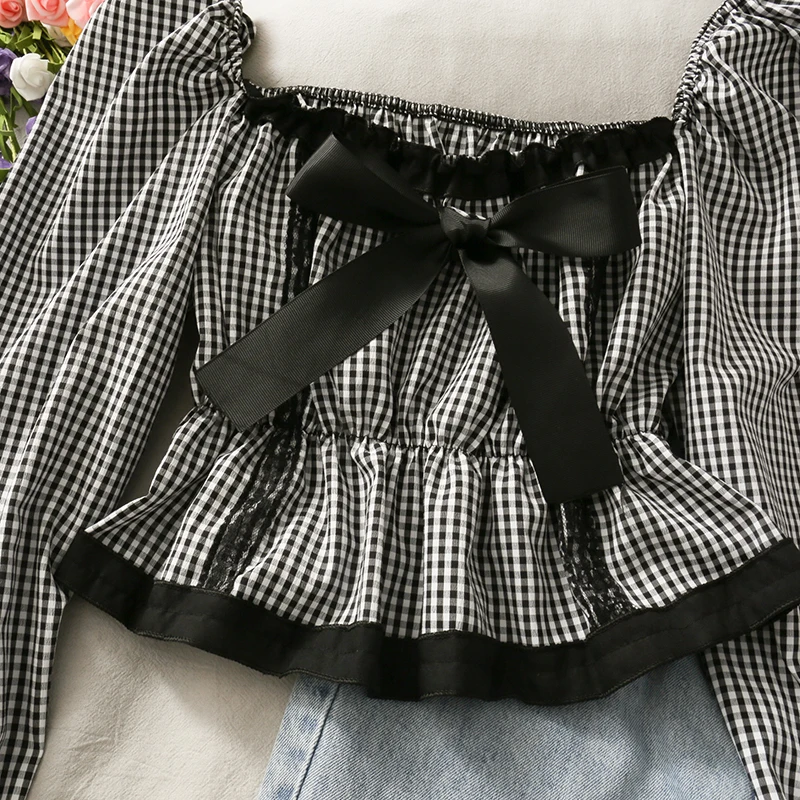 Autumn Korean Slim Vintage Women Blouses 2021 New Arrival Square Collar Female Shirts Fashion Style Clothing
Autumn Korean Slim Vintage Women Blouses 2021 New Arrival Square Collar Female Shirts Fashion Style Clothing