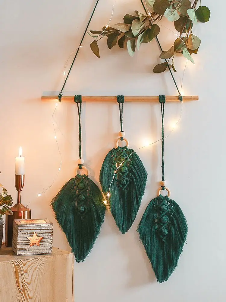 Настенный подвесной гобелен в пасторальном стиле ручной работы с подвесками в виде листьев свадебное украшение для гостиной Фотообои
Настенный подвесной гобелен в пасторальном стиле ручной работы с подвесками в виде листьев свадебное украшение для гостиной Фотообои