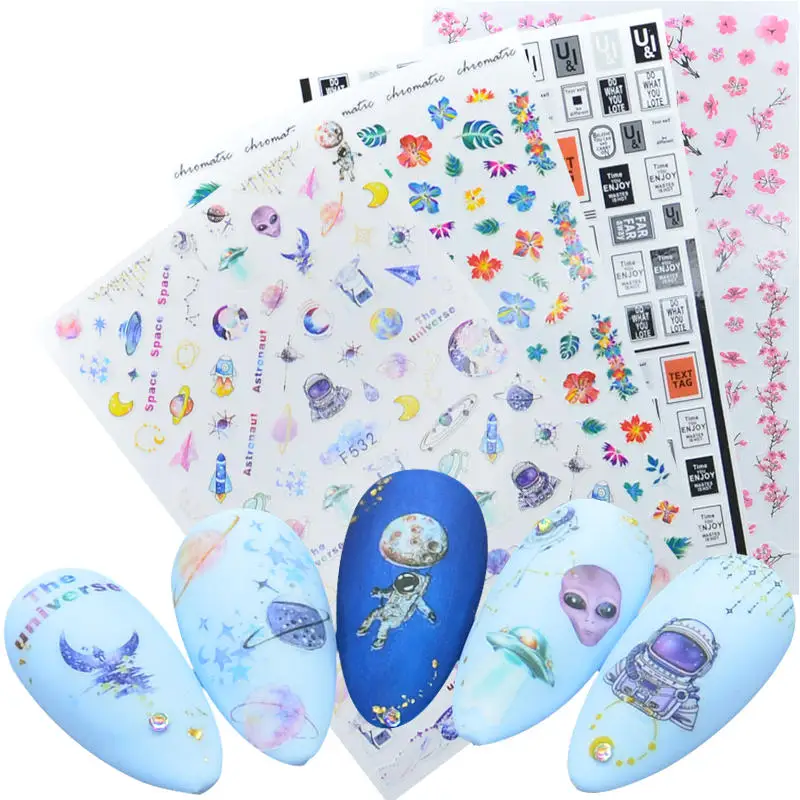 3D Nail Sticker Slider Nails Art Tattoo Decals Foil Planet Moon Alien Design Decoration Adhesive Manicure Tips Pegatina Wraps
3D Nail Sticker Slider Nails Art Tattoo Decals Foil Planet Moon Alien Design Decoration Adhesive Manicure Tips Pegatina Wraps