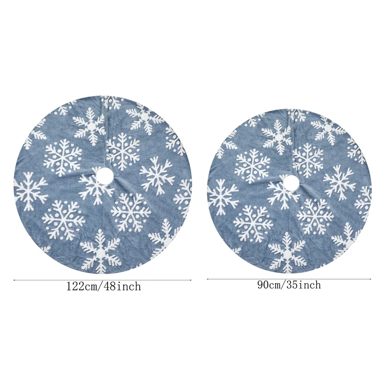 Christmas Tree Skirt - Snowflake Tree Skirt Xmas Tree Carpet Mat for Christmas Decoration Indoor Outdoor
Christmas Tree Skirt - Snowflake Tree Skirt Xmas Tree Carpet Mat for Christmas Decoration Indoor Outdoor