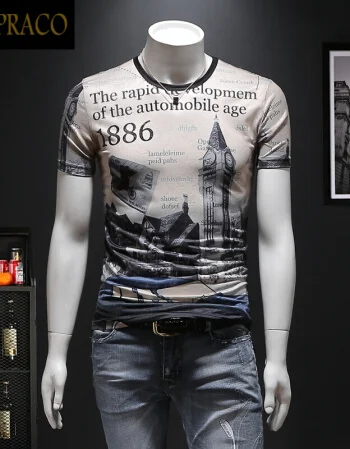 LIASOSO Oversized T-shirt Men's Short-sleeved Round Neck Trendy Personality European and American Style Printed Clothes
LIASOSO Oversized T-shirt Men's Short-sleeved Round Neck Trendy Personality European and American Style Printed Clothes