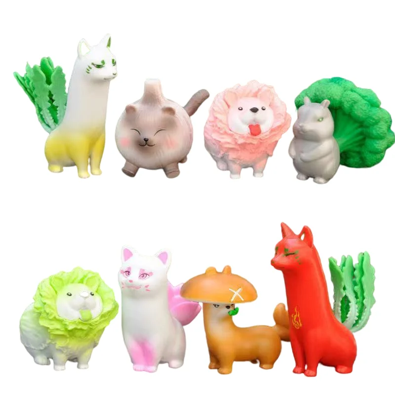 Kawaii Toys Doll Animal Dog Fox Cat Side Dish Cabbage Carrot Action Model Toy Decoration Children's Birthday Gift PVC Fanstoys
Kawaii Toys Doll Animal Dog Fox Cat Side Dish Cabbage Carrot Action Model Toy Decoration Children's Birthday Gift PVC Fanstoys