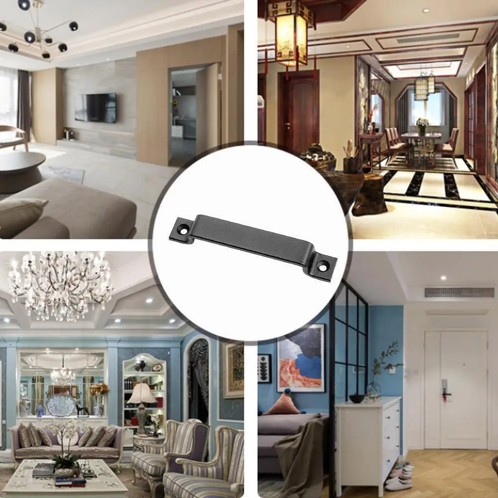 194mm Steel Black Barn Door Handle Black Interior Door Linear Home American Handle Wooden Handle Universal Decora C4Q3
194mm Steel Black Barn Door Handle Black Interior Door Linear Home American Handle Wooden Handle Universal Decora C4Q3