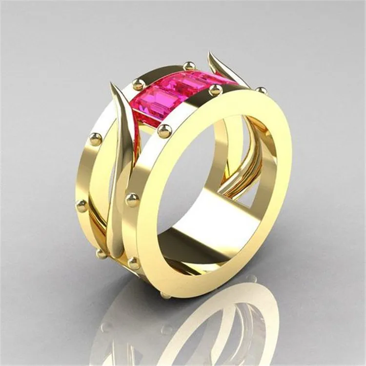 Mifeiya Classic Geometric Irregular Men's Finger with Red Crystal Rhinestone Zircon for Men Party Wedding Engagement Jewelry
Mifeiya Classic Geometric Irregular Men's Finger with Red Crystal Rhinestone Zircon for Men Party Wedding Engagement Jewelry