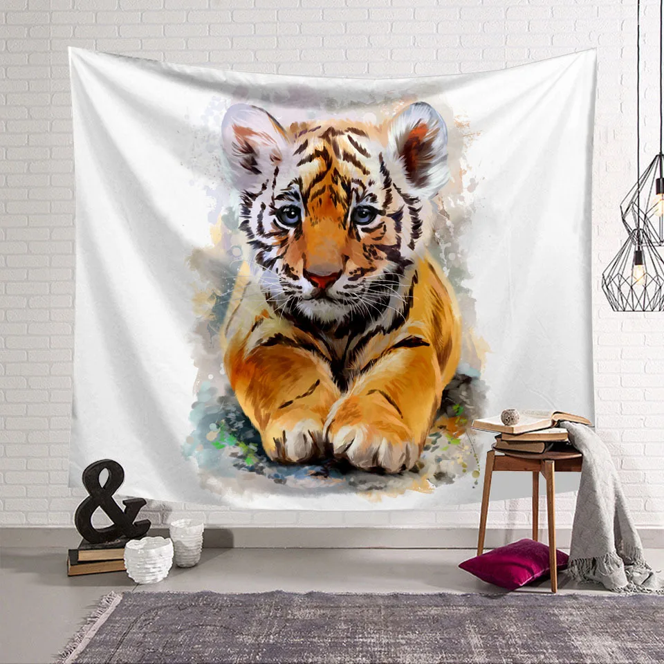 Tiger Tapestry Headboard Wall Art Bedspread Dorm Tapestry for Living Room Bedroom Home Decor
Tiger Tapestry Headboard Wall Art Bedspread Dorm Tapestry for Living Room Bedroom Home Decor