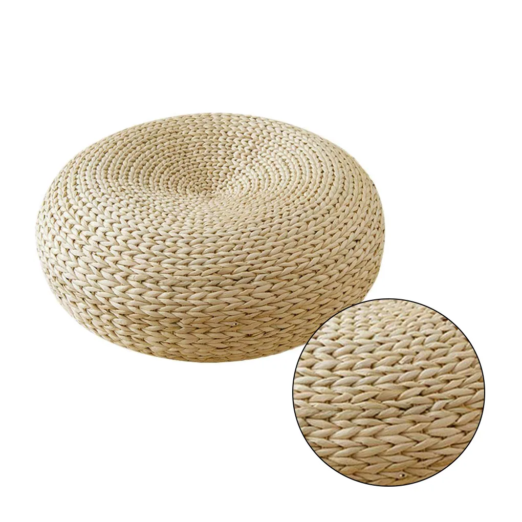 Floor Pillow Eco-Friendly Round Straw Cushion Hand Woven Tatami Floor Mat Yoga Tea Ceremony Meditation Pad
Floor Pillow Eco-Friendly Round Straw Cushion Hand Woven Tatami Floor Mat Yoga Tea Ceremony Meditation Pad