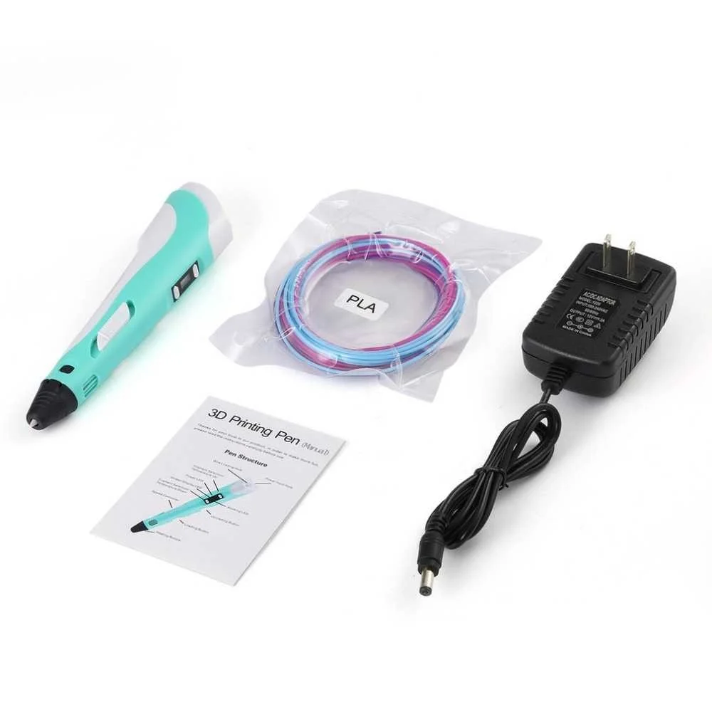 3D Pen With Led DIY 3D Printer Pen Drawing Pens 3d Printing Best for Kids With PLA Filament 1.75mm Christmas Birthday Gift
3D Pen With Led DIY 3D Printer Pen Drawing Pens 3d Printing Best for Kids With PLA Filament 1.75mm Christmas Birthday Gift