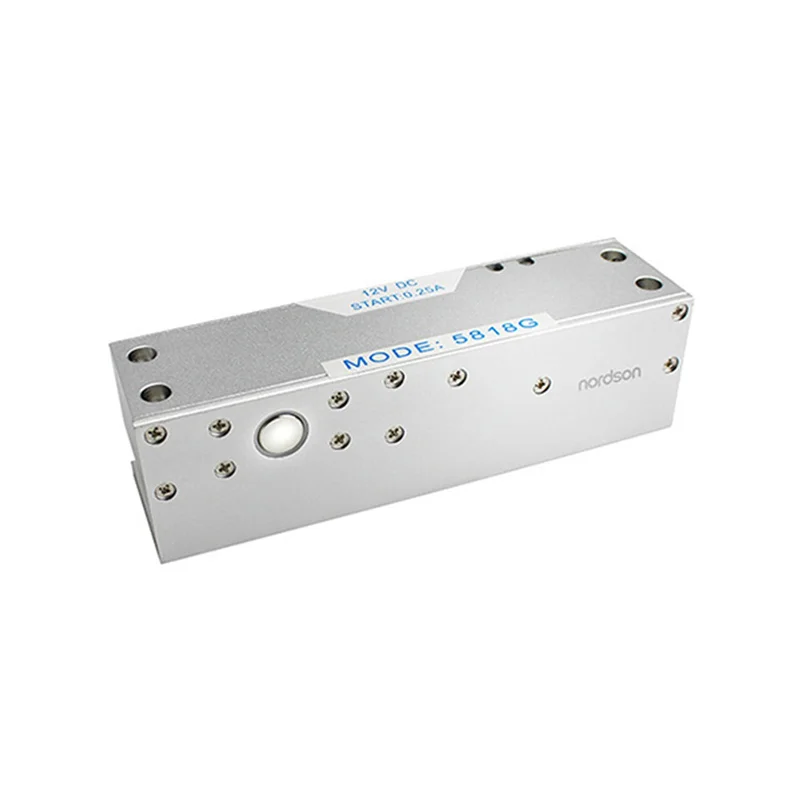 Nordson Original Magnetic Electric Bolt Lock for Frameless Glass Door 1000 Lbs/ 800Kg Holding Force Aluminum Alloy CO COM Output
Nordson Original Magnetic Electric Bolt Lock for Frameless Glass Door 1000 Lbs/ 800Kg Holding Force Aluminum Alloy CO COM Output