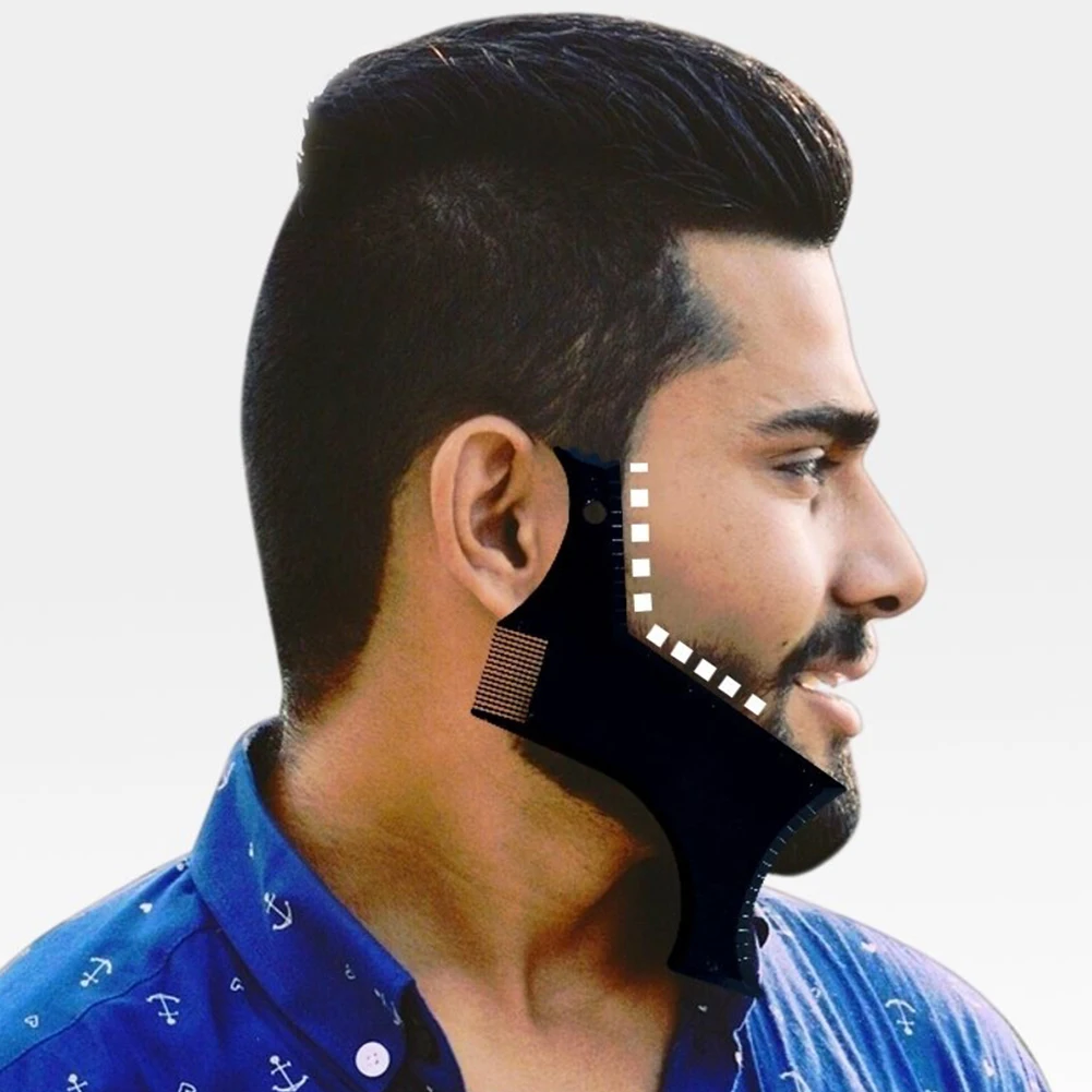 Lightweight Face Care Gift Men Styling Trim Shaving Stencil Flexible Template Shaping Tool Portable Home Liner Beard Comb
Lightweight Face Care Gift Men Styling Trim Shaving Stencil Flexible Template Shaping Tool Portable Home Liner Beard Comb
