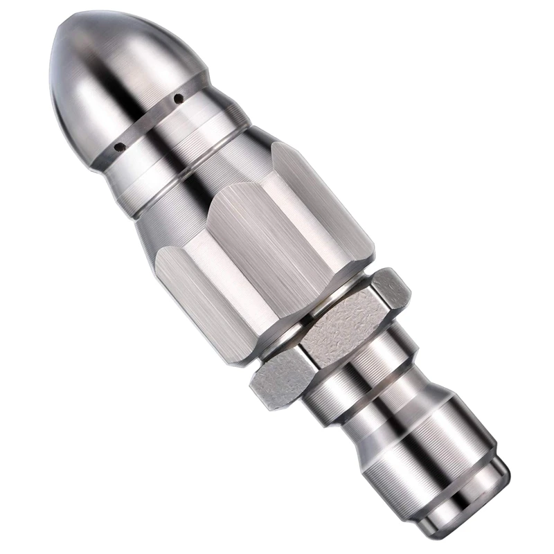 1/4 Inch 5000 PSI Sewer Jetter Nozzle Pressure Drain Jetter Hose Nozzle for 1/4 Pressure Washer Quick Connector
1/4 Inch 5000 PSI Sewer Jetter Nozzle Pressure Drain Jetter Hose Nozzle for 1/4 Pressure Washer Quick Connector