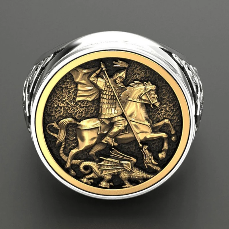 Punk Style Vintage Men Celtic Knot Viking Warrior Dragon Ring Norse Mythology Soldier Military Signet Rings Rock Biker Jewelry
Punk Style Vintage Men Celtic Knot Viking Warrior Dragon Ring Norse Mythology Soldier Military Signet Rings Rock Biker Jewelry