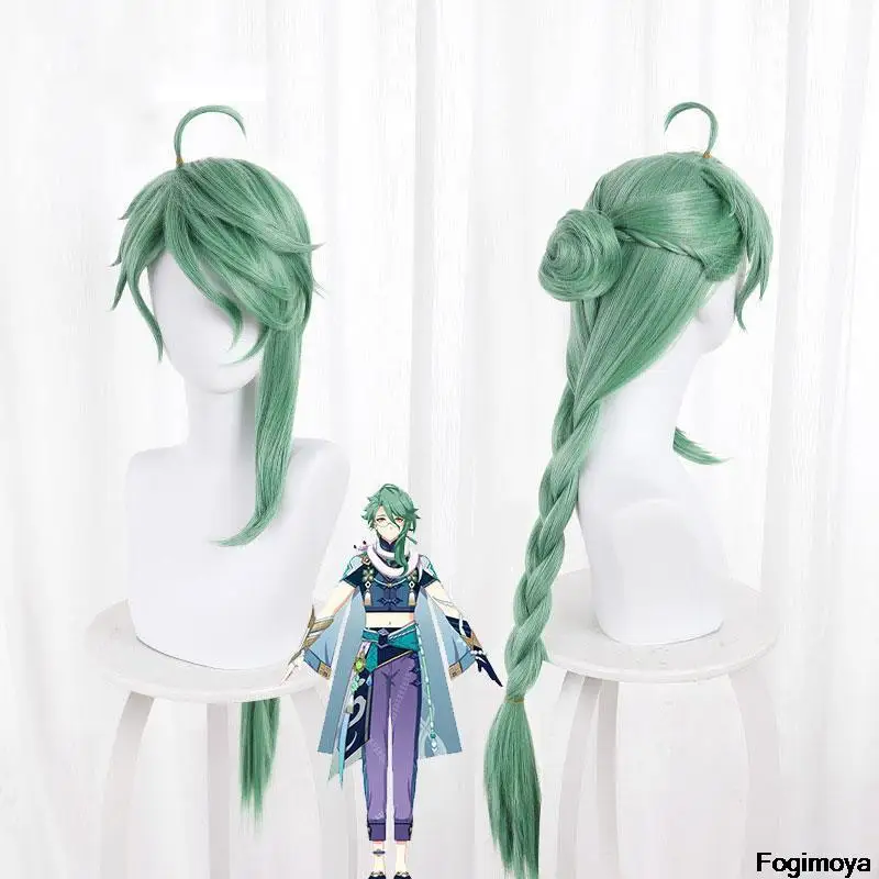 Genshin Impact BaiShu Cosplay Wig Unisex 90cm Long Green Wig Cosplay Anime Cosplay Wigs Heat Resistant Synthetic Wigs Halloween
Genshin Impact BaiShu Cosplay Wig Unisex 90cm Long Green Wig Cosplay Anime Cosplay Wigs Heat Resistant Synthetic Wigs Halloween