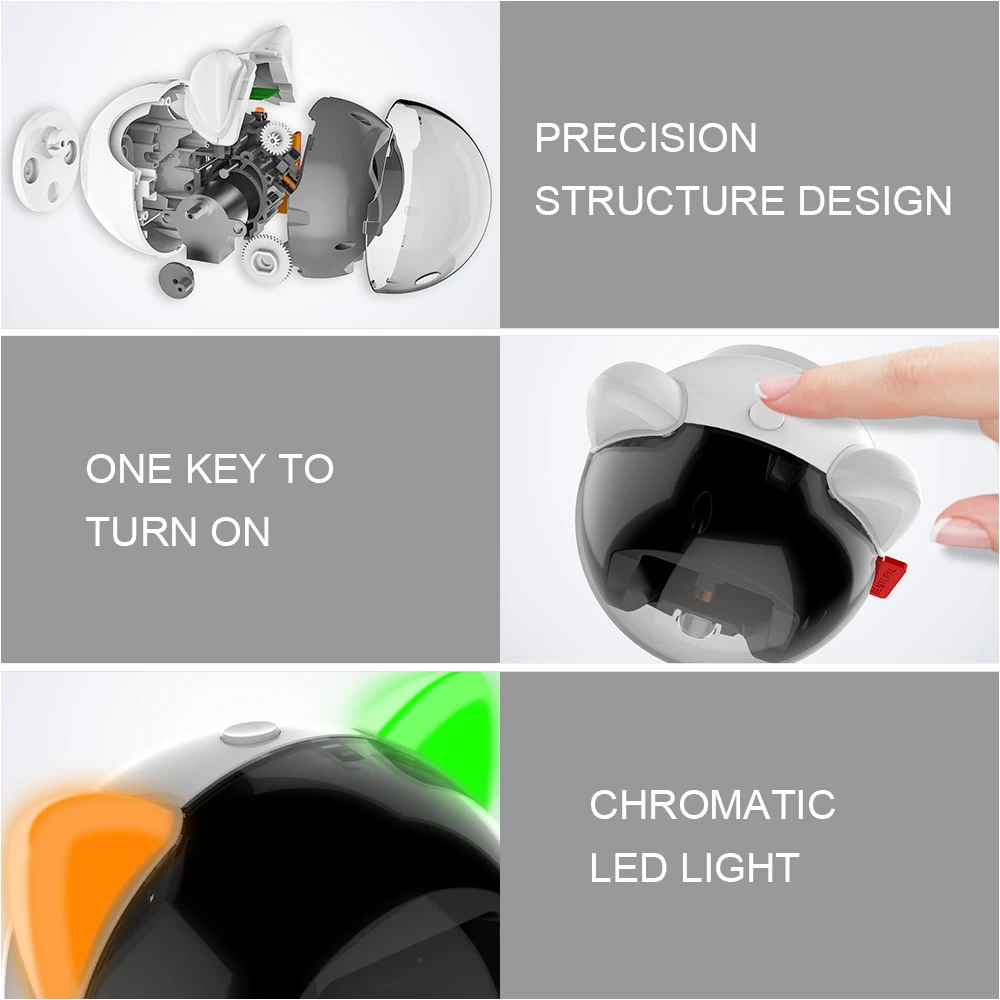 Automatic Cat Toy USB Rechargeable Red Dot LED Pointer Rotating Moving Electronic Pen LED Light Interactive Cat Chase Toys
Automatic Cat Toy USB Rechargeable Red Dot LED Pointer Rotating Moving Electronic Pen LED Light Interactive Cat Chase Toys