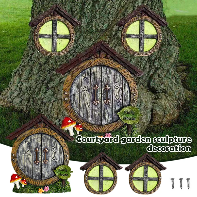 1 Set Fairy Door and Windows Set for Trees Luminous Mini Fairy Gnome Garden Decor Accessories for Kids Home Outdoor LBShipping
1 Set Fairy Door and Windows Set for Trees Luminous Mini Fairy Gnome Garden Decor Accessories for Kids Home Outdoor LBShipping