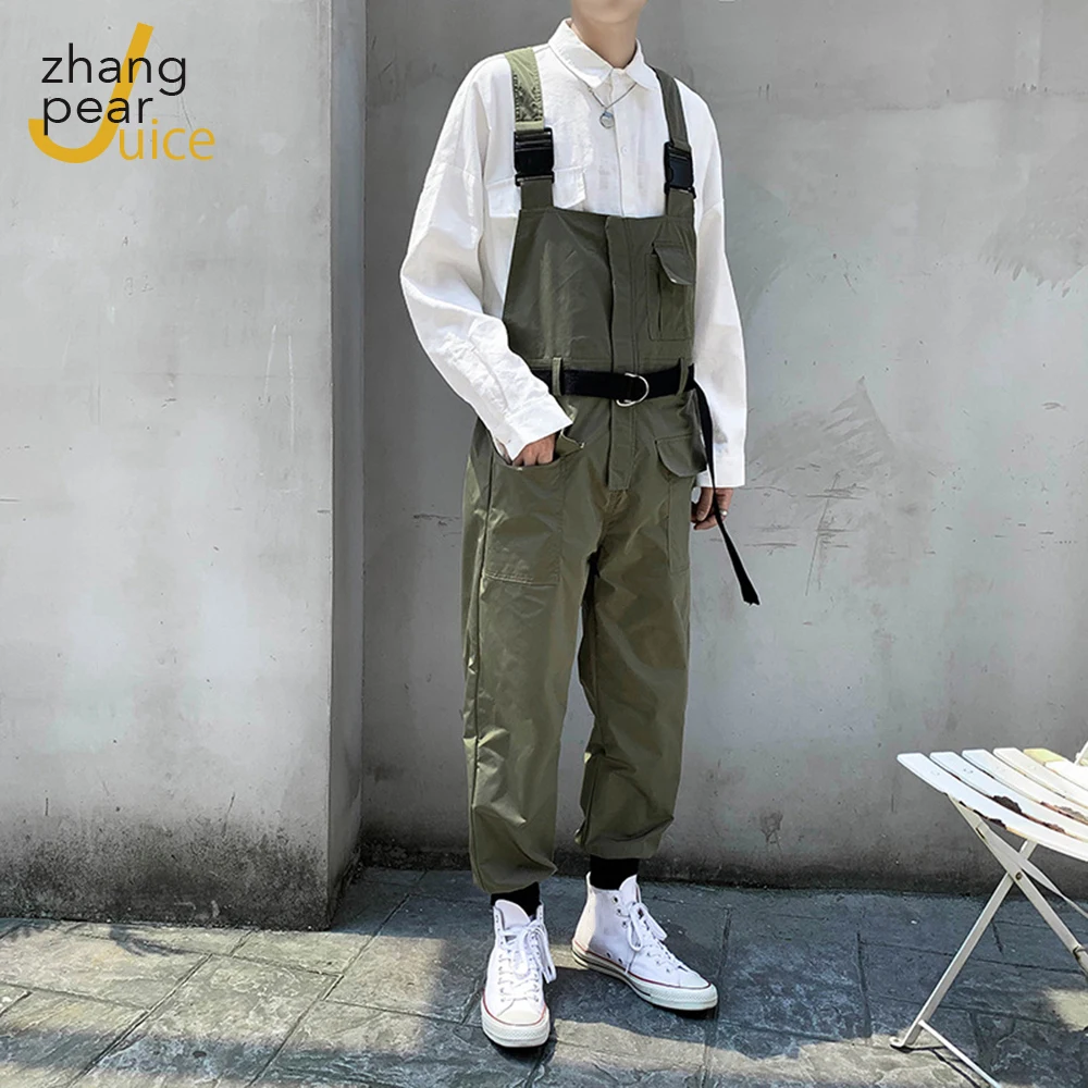Men Jumpsuits Solid Pants Loose Streetwear Suspenders Pockets Casual Overalls Men Rompers
Men Jumpsuits Solid Pants Loose Streetwear Suspenders Pockets Casual Overalls Men Rompers