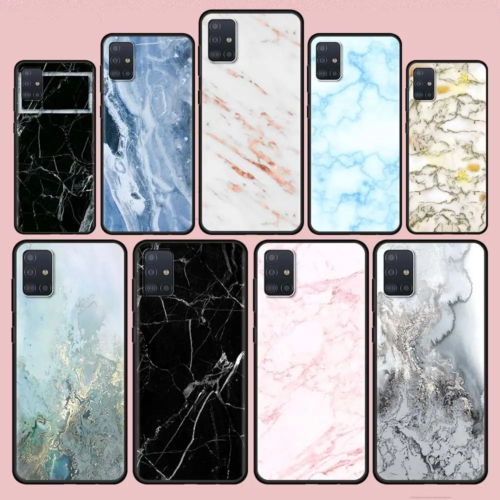 Luxury Marble Silicone Phone Case for Samsung Galaxy A51 A52 A12 A32 A71 A02s A21s A31 A72 A03s A42 Black Soft Funda Cover
Luxury Marble Silicone Phone Case for Samsung Galaxy A51 A52 A12 A32 A71 A02s A21s A31 A72 A03s A42 Black Soft Funda Cover