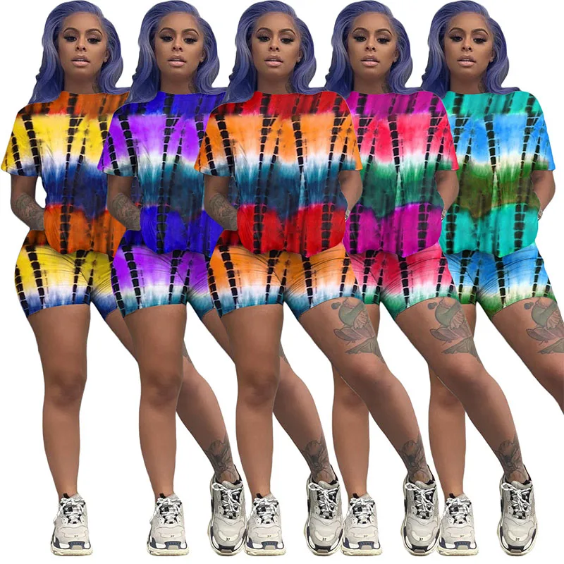 ZKYZWX Sexy Tie Dye Two Piece Set Short Sleeve T Shirt Top Bodycon Shorts Vacation Outfits for Women Summer Clothes Matching Set
ZKYZWX Sexy Tie Dye Two Piece Set Short Sleeve T Shirt Top Bodycon Shorts Vacation Outfits for Women Summer Clothes Matching Set