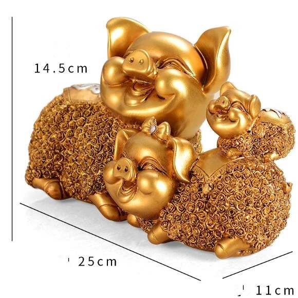Blessing Pig Happy Family Liquor Cabinet Living Room Creative Home Decoration Wedding Arrangement Resin Handicraft Statue
Blessing Pig Happy Family Liquor Cabinet Living Room Creative Home Decoration Wedding Arrangement Resin Handicraft Statue