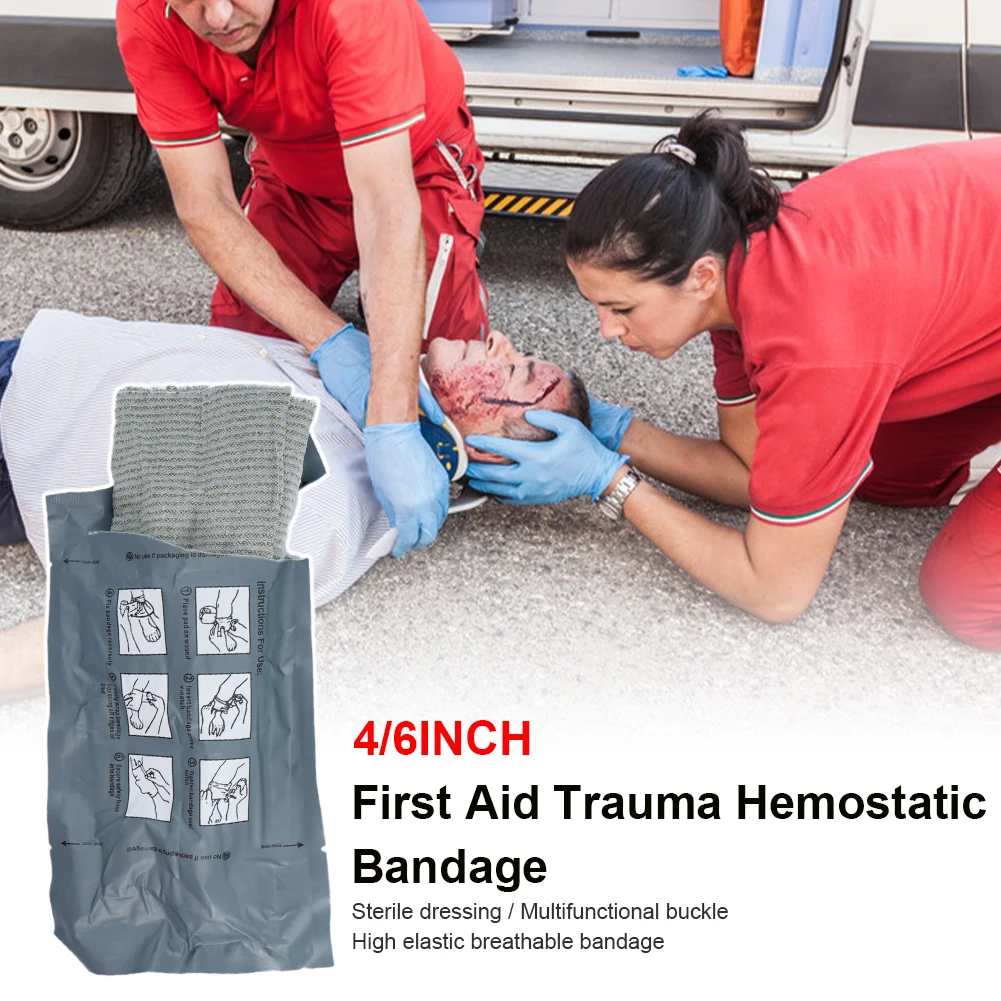 1pc 4/6 Inches Madicare Israeli Bandage Trauma Dressing, First Aid, Medical Compression Bandage, Emergency Bandage
1pc 4/6 Inches Madicare Israeli Bandage Trauma Dressing, First Aid, Medical Compression Bandage, Emergency Bandage